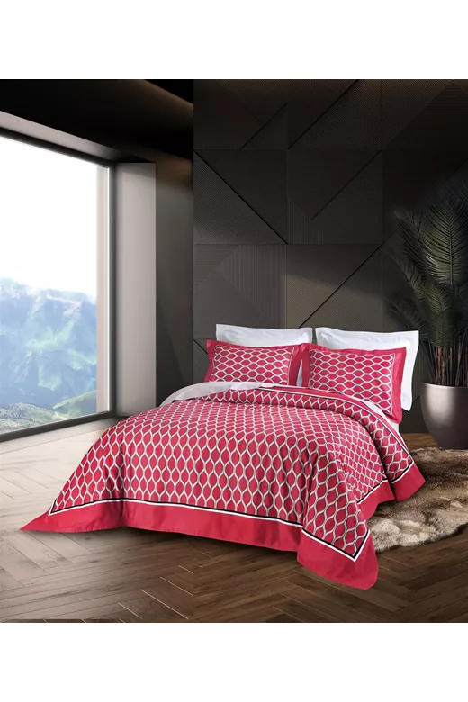 Σετ παπλωματοθήκη βαμβακοσατέν 230TC Digital Print Makis Tselios Morocco