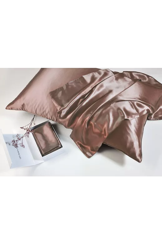 Μαξιλαροθήκη μεταξωτή Mulberry Silk Purple