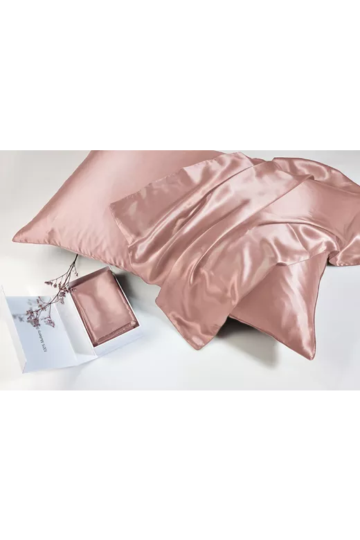 Μαξιλαροθήκη μεταξωτή Mulberry Silk Pink