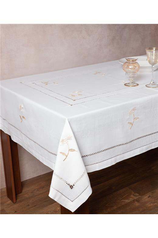 Τραπεζομάντηλα MD0698 (180cm x 230cm) ivory