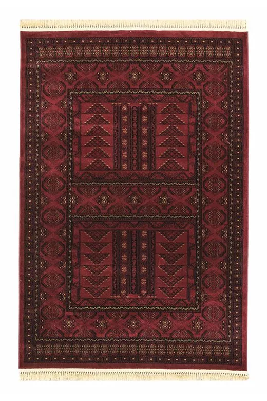 ΧΑΛΙ PERSIA 2288 BURGUNDY ΜΕ ΚΡΟΣΣΙ - SET067(2x140,1x200)  NewPlan