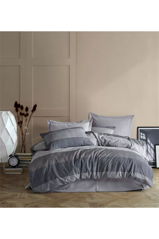 ΠΑΠΛΩΜΑΤΟΘΗΚΗ ΕΜΠΡΙΜΕ Νεφέλη 342 220X240 Grey 70/30 Cott/Pol