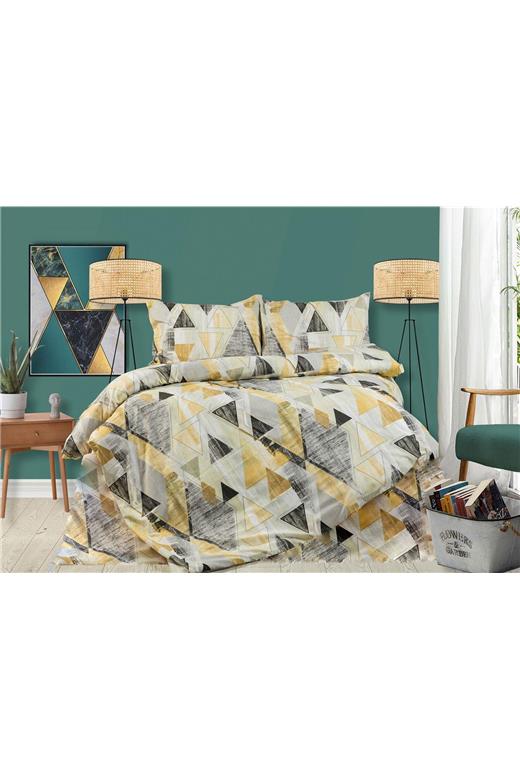 ΠΑΠΛΩΜΑΤΟΘΗΚΗ ΕΜΠΡΙΜΕ Geometrical 333 220X240 Beige 100% Cotton Flannel