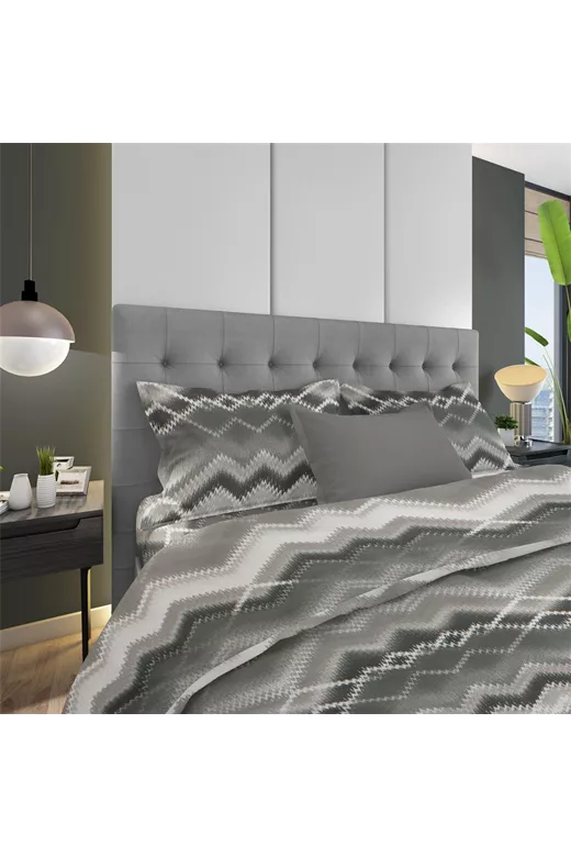 ΜΑΞΙΛΑΡΟΘΗΚΗ ΕΜΠΡΙΜΕ Ίρις 338 50X70 Grey 100% Cotton Flannel