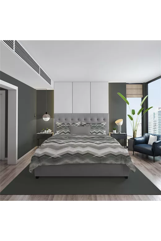 ΣΕΝΤΟΝΙΑ ΕΜΠΡΙΜΕ ΣΕΤ 3 τεμ Ίρις 338 160X240 Grey 100% Cotton Flannel