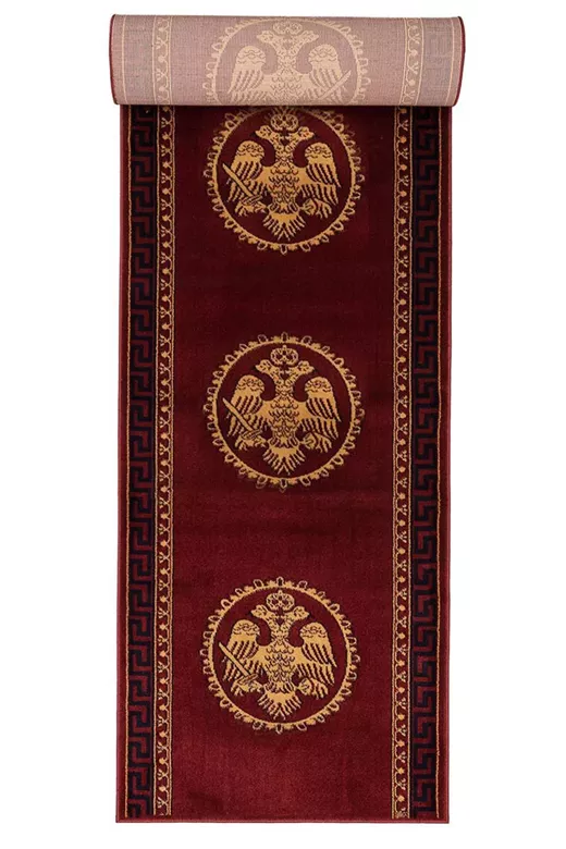ΧΑΛΙ ΕΚΚΛΗΣΙΑΣΤΙΚΟ ATHOS 2128 BURGUNDY  ΔΙΑΔΡΟΜΟΣ 0.80Μ NewPlan