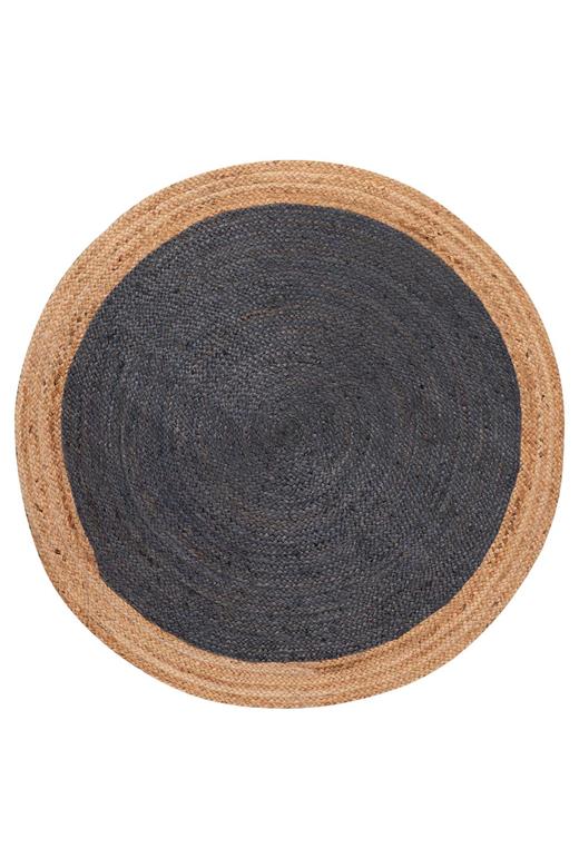 Χαλί γιούτα 1749 (150cm) natural/dark grey