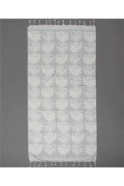 Pestemal sf07 (90cm x 180cm) ανοιχτό γκρί