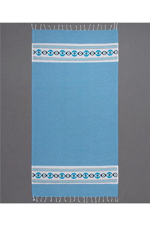 Pestemal nkp707 (90cm x 180cm) μπλέ