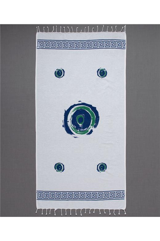 Pestemal nkp701 (90cm x 180cm) λευκό