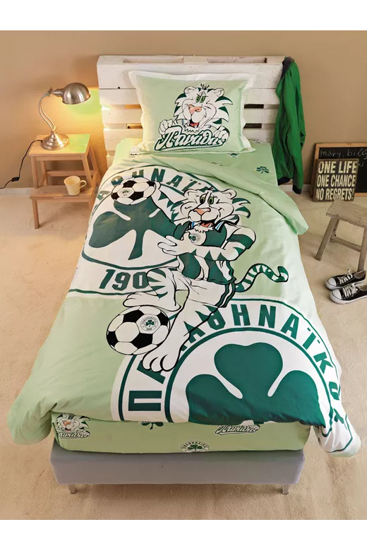 Σετ Κουβερλι Ημιδιπλα Official Team Licenced 170X250 PANATHINAIKOS FC4