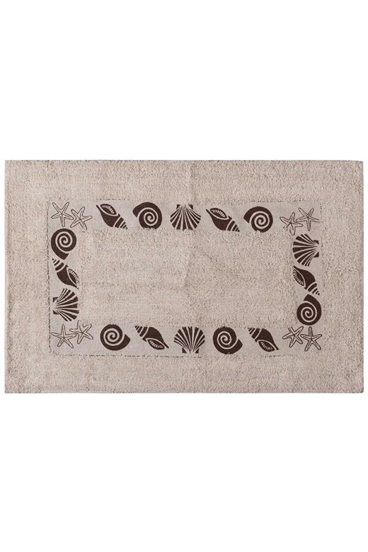 Πατάκι κοχύλι σκέτο (40cm x 60cm) καφέ