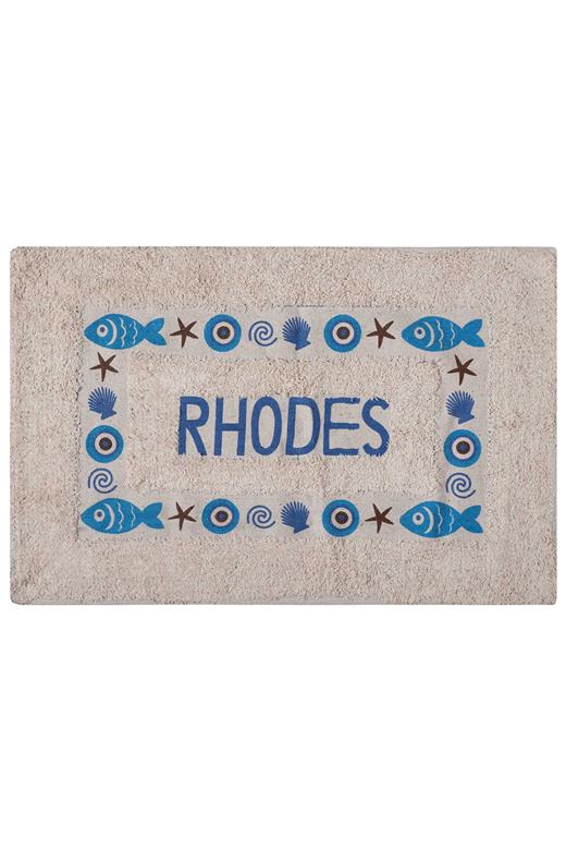 Πατάκι μάτι RHODES (50cm x 80cm) μπλέ