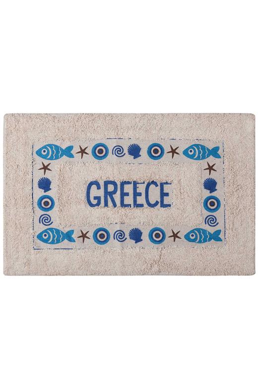 Πατάκι μάτι GREECE (40cm x 60cm) μπλέ