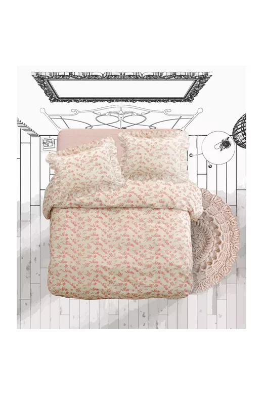 FRANCE ΣΕΤ ΚΟΥΒΕΡΛΙ 220Χ240 2*50X70CM 144TC 100% COTTON