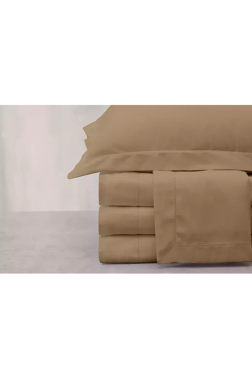 AZOUR BEIGE ΣΕΤ ΠΑΠΛΩΜΑ  220x240cm 100%COTTONSATIN 220TC
