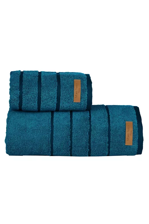 ΠΕΤΣΕΤΑ ΜΠΑΝΙΟΥ PRIVE PETROL 90X150 100% COTTON