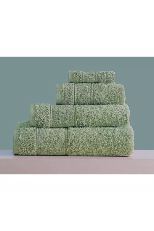 ΣΕΤ ΠΕΤΣΕΤΕΣ LILLE No6 XAKI  4 TEM(80X150,50X90,30X50,30X30)green 100% Cotton 500gsm