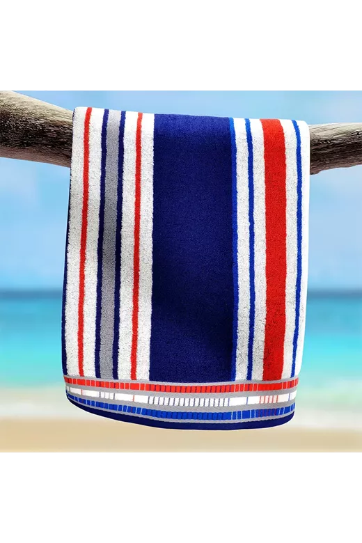 LINO ΠΕΤΣΕΤΑ ΘΑΛΑΣΣΗΣ MARINE STRIPE 90X180