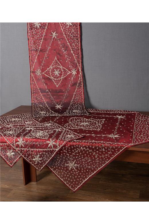 Καρέ (100cm x 100cm) Ερατώ Μπορντώ
