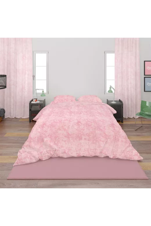 Σεντόνια Σετ 4 τεμ Premium Shadow 617 220X240 Pink 100% Cotton