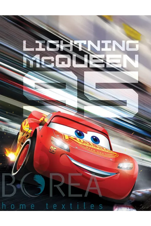 Κουβέρτα βελουτέ Disney Manta Cars 3