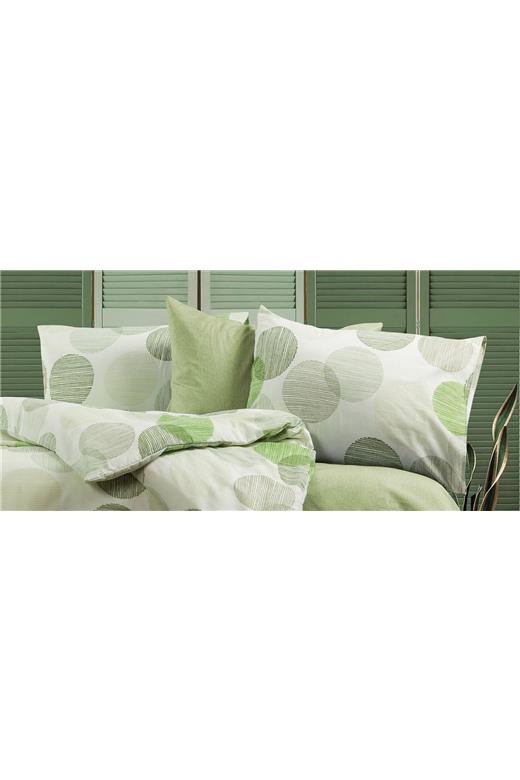 Μαξιλαροθήκη Εμπριμέ Κοραλία 468 50X70 Green 70/30 Cott/Pol