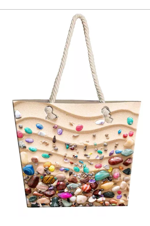 Τσάντα Θαλάσσης Pebbles 15 40X45 Digital Print 100% Polyester