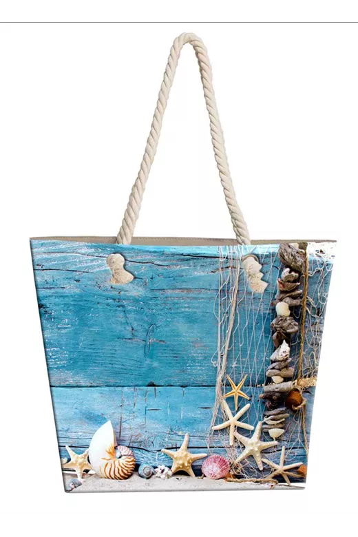 Τσάντα Θαλάσσης Fishing Net 21 40X45 Digital Print 100% Polyester