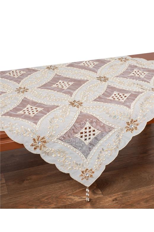 Τραπεζοκαρέ (130cm x 130cm) 090 Χρυσό