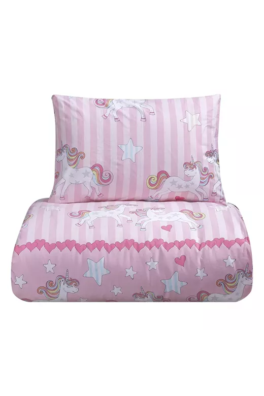 LINO ΣΕΝΤΟΝΙ + ΜΑΞ/ΚΗ MONOKEROS PINK 170X260