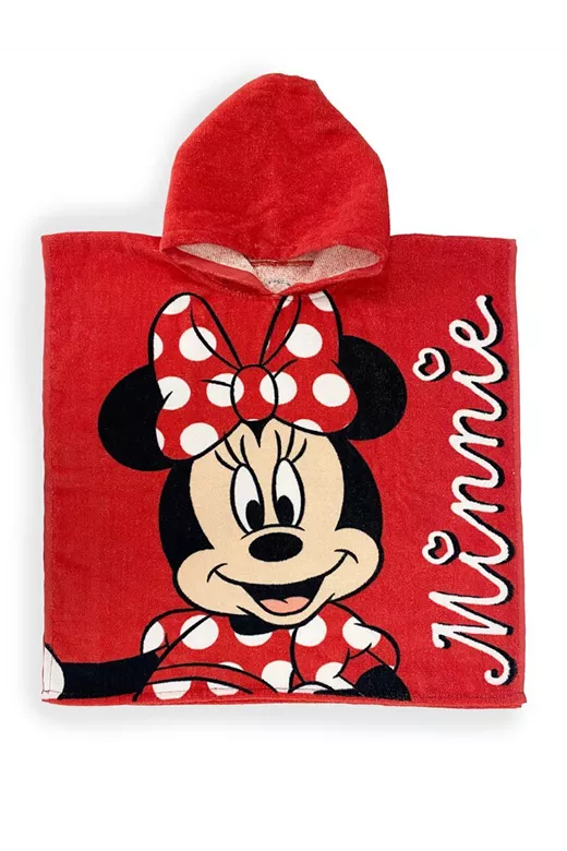 Πόντσο Θαλάσσης Quick Dry Disney Home Minnie 203 50X100 Red 100% Microfiber