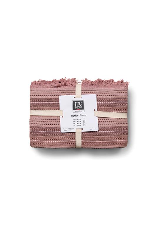 Ριχτάρι Τετραθέσιου (170X320) Mcdecor 33001 LT.PINK - MCDECOR