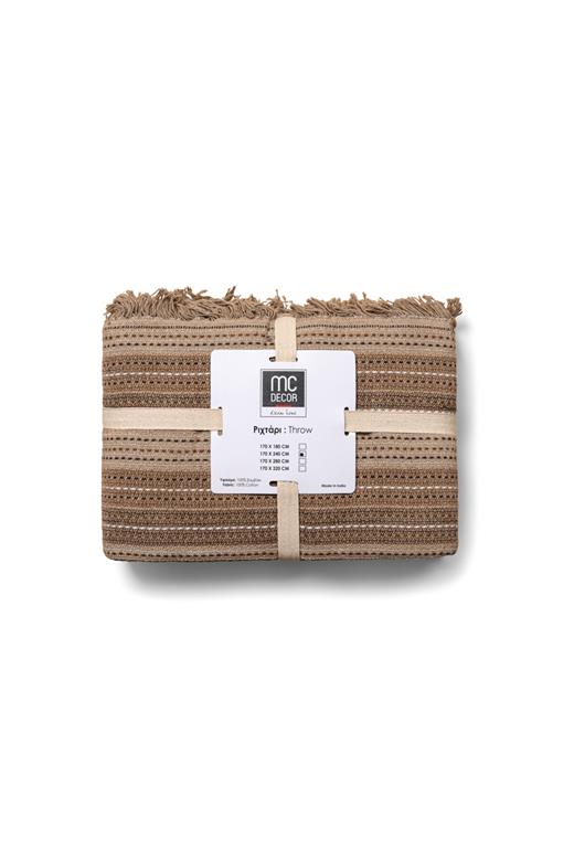 Ριχτάρι Διθέσιου (170X240) Mcdecor 33001 CAMEL - MCDECOR
