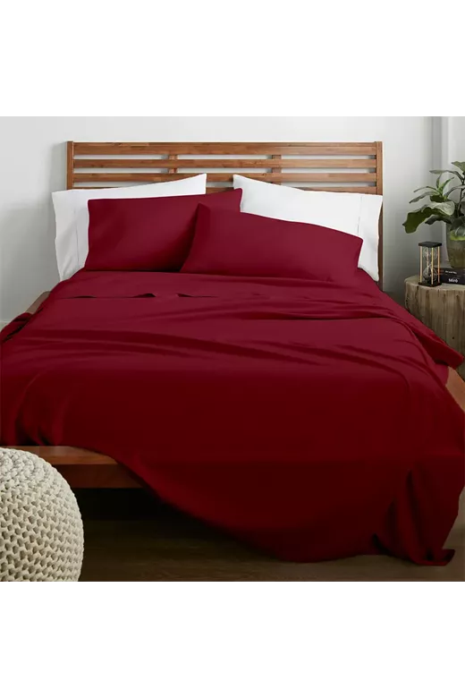 LINO ΣΕΝΤΟΝΙ CLARO BURGUNDY 180X200+30