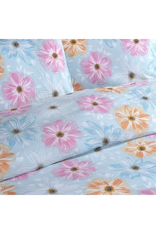 LINO ΣΕΤ ΠΑΠΛΩΜΑΤΟΘΗΚΗ BLUME BLUE 160X240