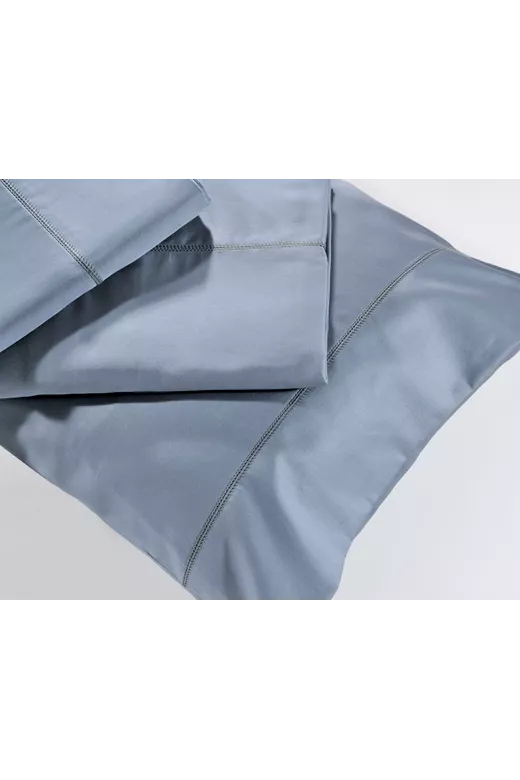 Ζεύγος μαξιλαροθήκη βαμβακοσατέν 250TC 250/7 Grey Metal