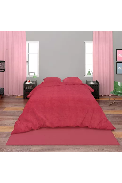 Παπλωματοθήκη Shadow 23 220X240 Red Cott/Pol 70/30