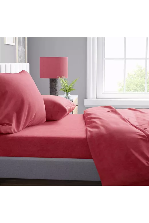 Σεντόνι 1 τεμ Shadow 23 220X240 Red Cott/Pol 70/30