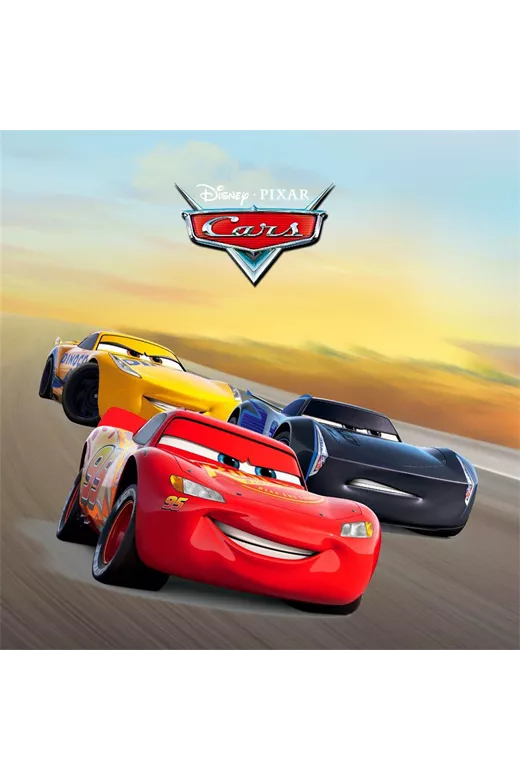 Λαβέτα Νηπιαγωγείου Disney Home Cars 72 30X30 Yellow 100% Polyester