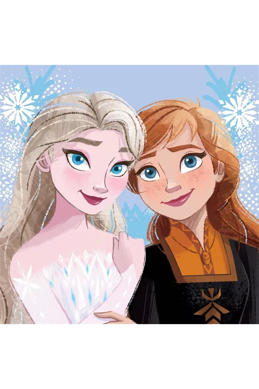 Λαβέτα Νηπιαγωγείου Disney Home Frozen 77 30X30 Ice Blue 100% Polyester