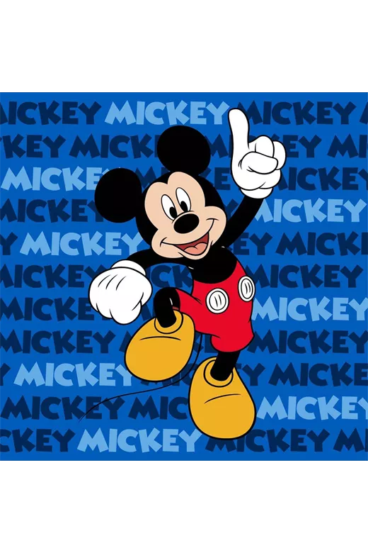 Λαβέτα Νηπιαγωγείου Disney Home Mickey 50 30X30 Blue 100% Polyester