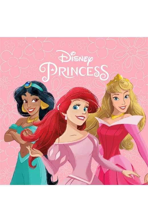 Λαβέτα Νηπιαγωγείου Disney Home Princess 80 30X30 Coral 100% Polyester