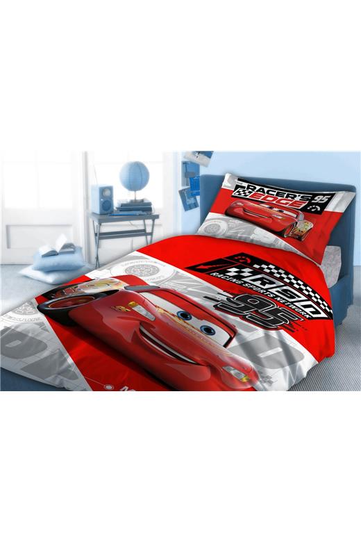 Παπλωματοθήκη Σετ 2 τεμ Disney Home Cars 770 160X240 Pink 100% Cotton