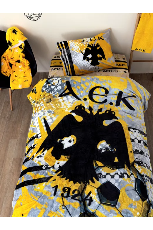 Κουβέρτα Fleece Μονή DG 160x220 AEK