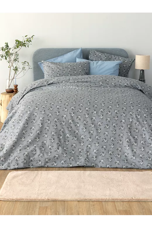 Σετ Παπλωματοθήκη Μονή Flannel Beauty 170x250 FB0230