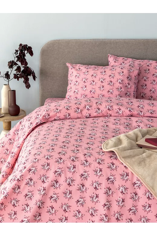 Σετ Παπλωματοθήκη Μονή Flannel Beauty 170x250 FB0231