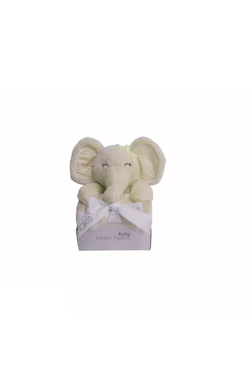 ELEPHANT BEIGE ΔΙΑΚΟΣΜΗΤΙΚΟ ΚΟΥΚΛΑΚΙ ΜΕ ΚΟΥΒΕΡΤΑ 