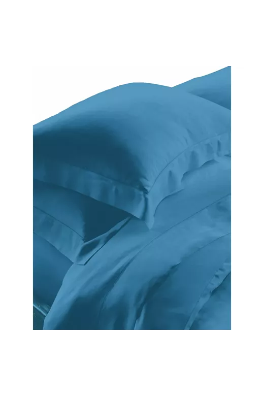 AZUR  PETROL7 ΣΕΤ ΣΕΝTΟΝΙΑ KING 260x270cm  2*50Χ70CM 100% COTTONSATIN 230TC