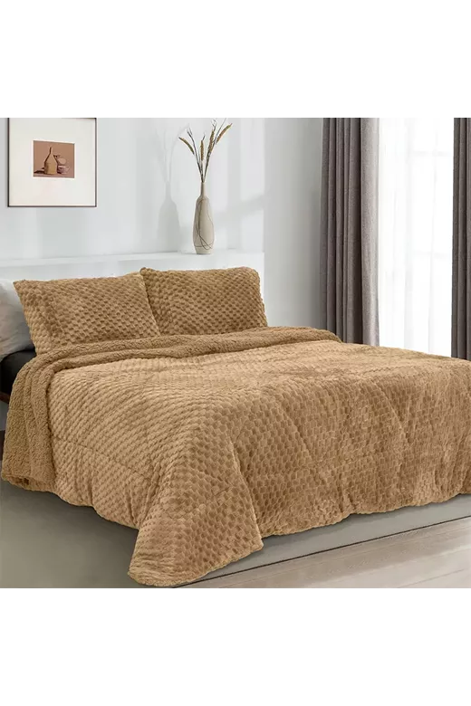 LINO ΚΟΥΒΕΡΤΟΠΑΠΛΩΜΑ VALAR BEIGE 220X240